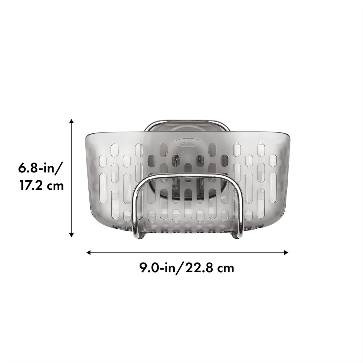 OXO Good Grips Stronghold Suction Sinkware Organizer, Sponge Holder