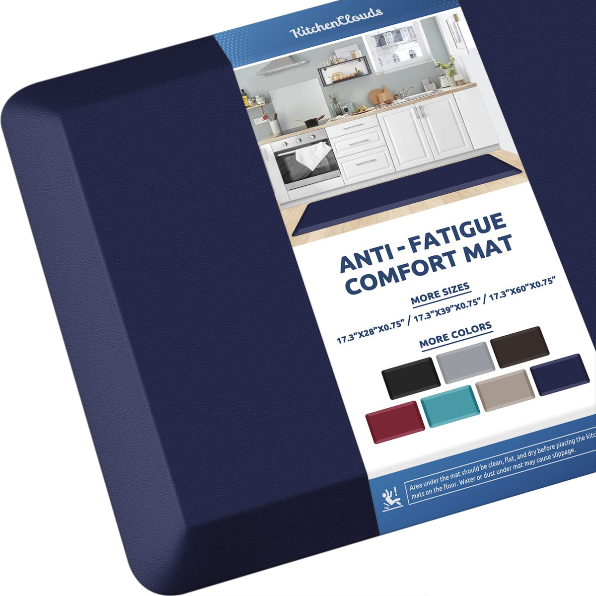 Kitchen Mat Cushioned Anti Fatigue Rug Standing and Comfort Floor Mats