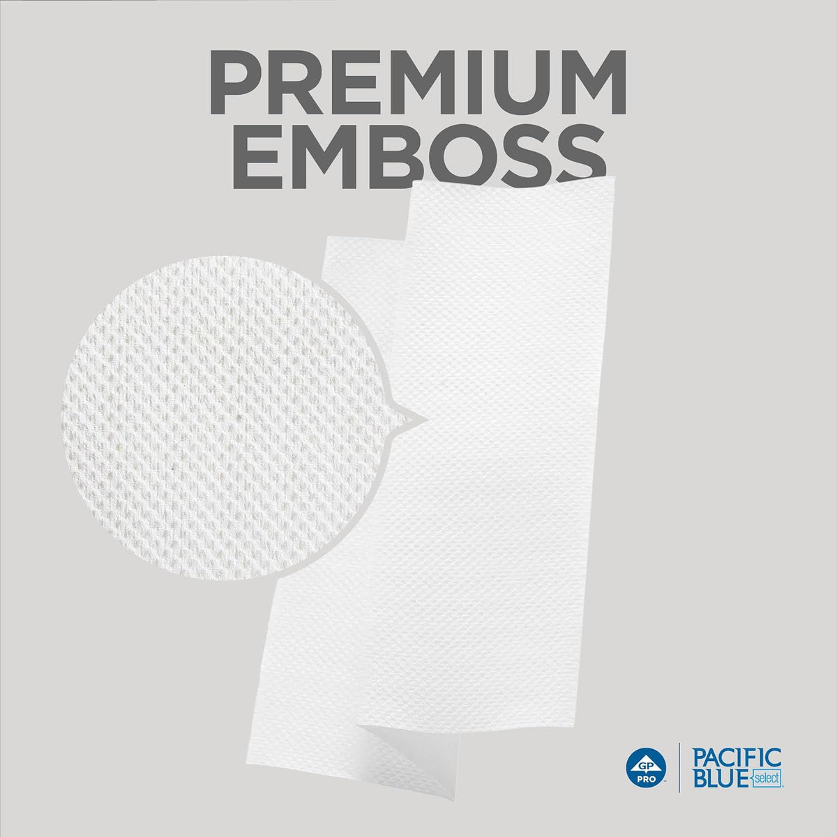 Georgia-Pacific Pacific Blue Select Multifold Paper Towels by GP PRO (Georgia-Pacific), 20389, 250 Paper Towels Per Pack, 16 Packs Per Case