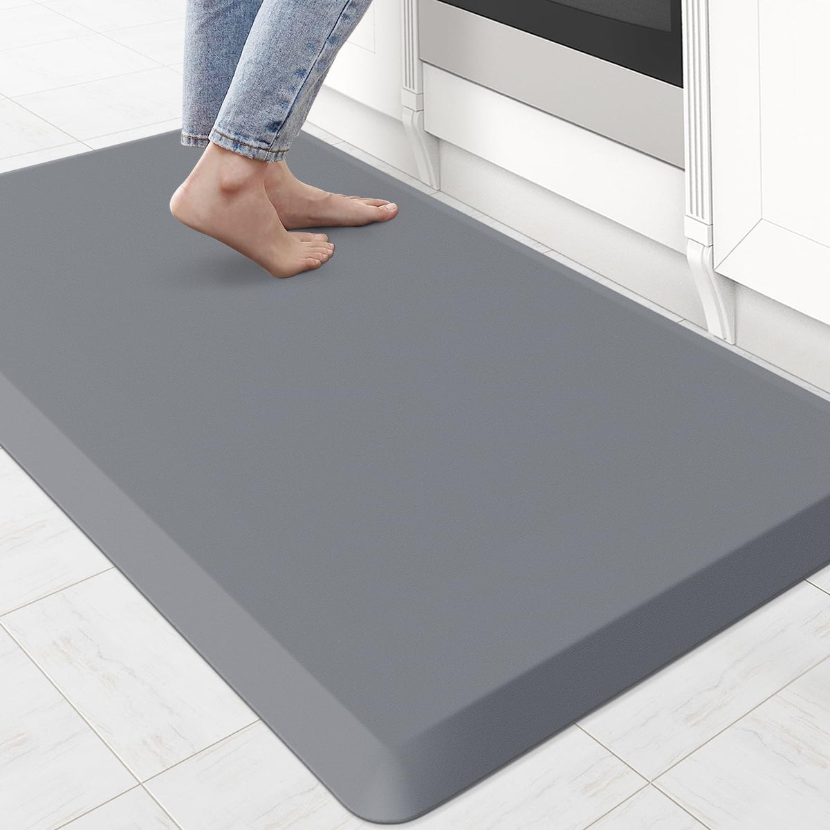 Kitchen Mat Cushioned Anti Fatigue Rug Standing and Comfort Floor Mats