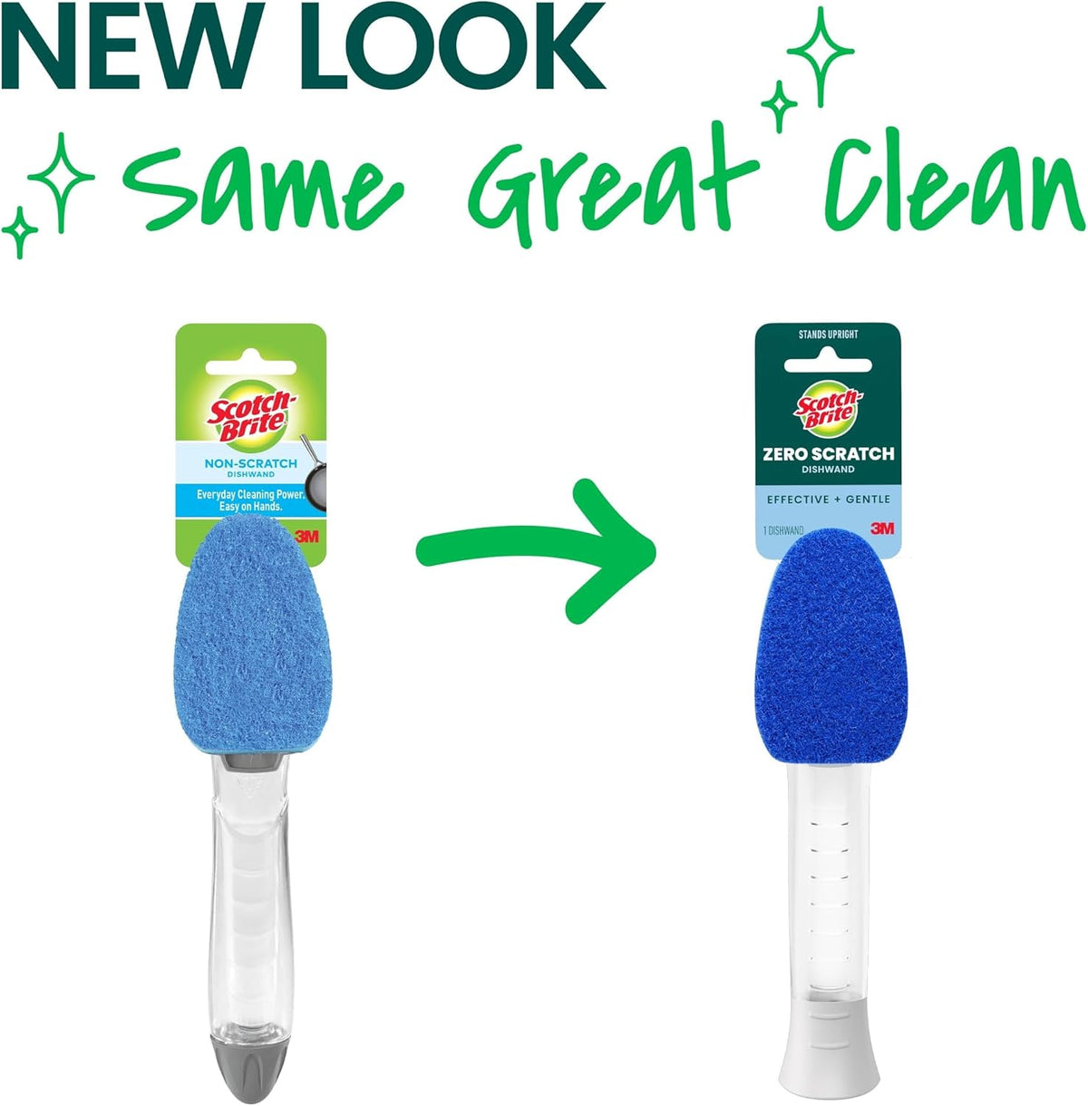 Scotch-Brite Zero Scratch Dishwand, 1 Wand