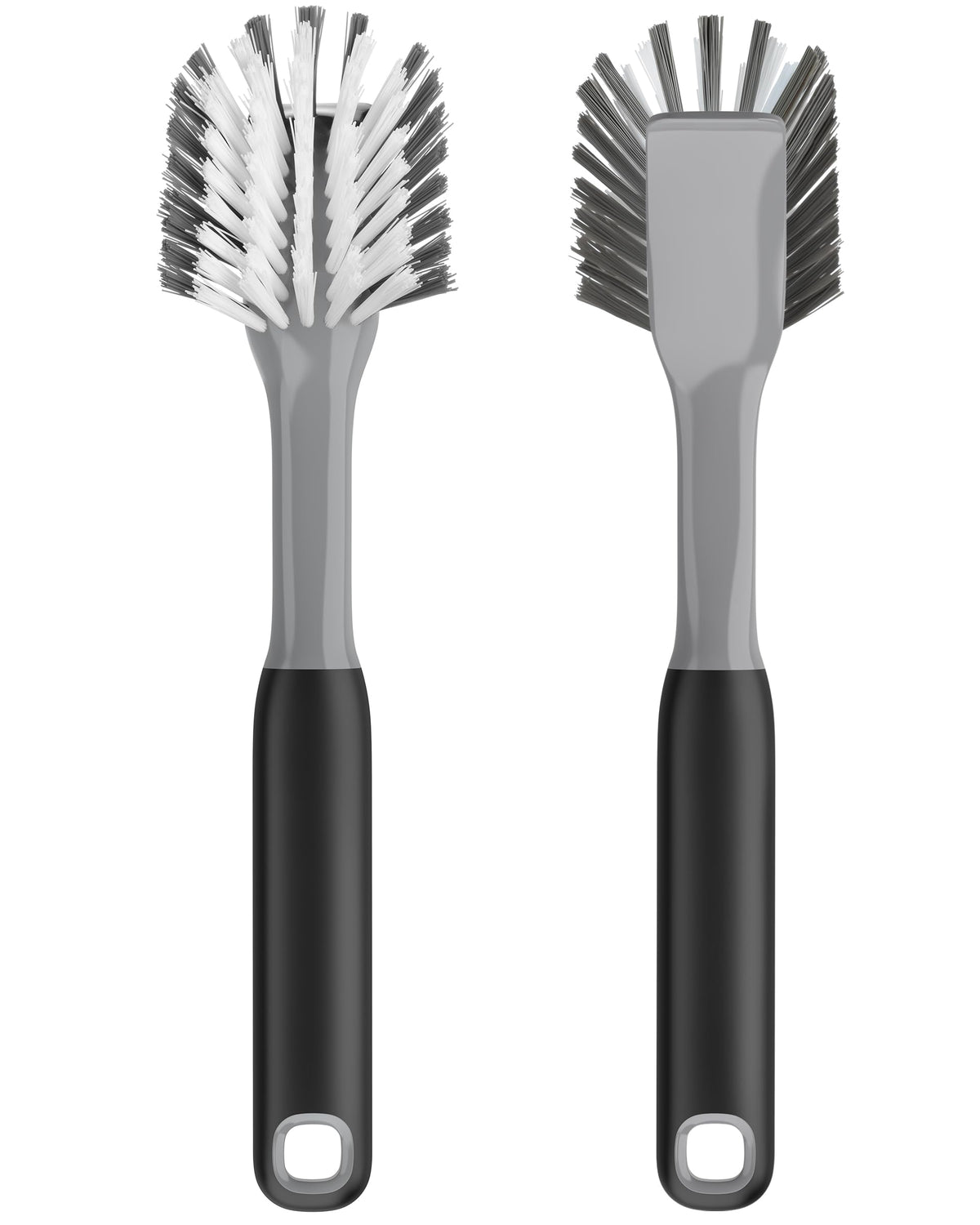 ROSEOK Dish Brush, Dish Scrubber, Nylon Bristles with Built-in Scraper