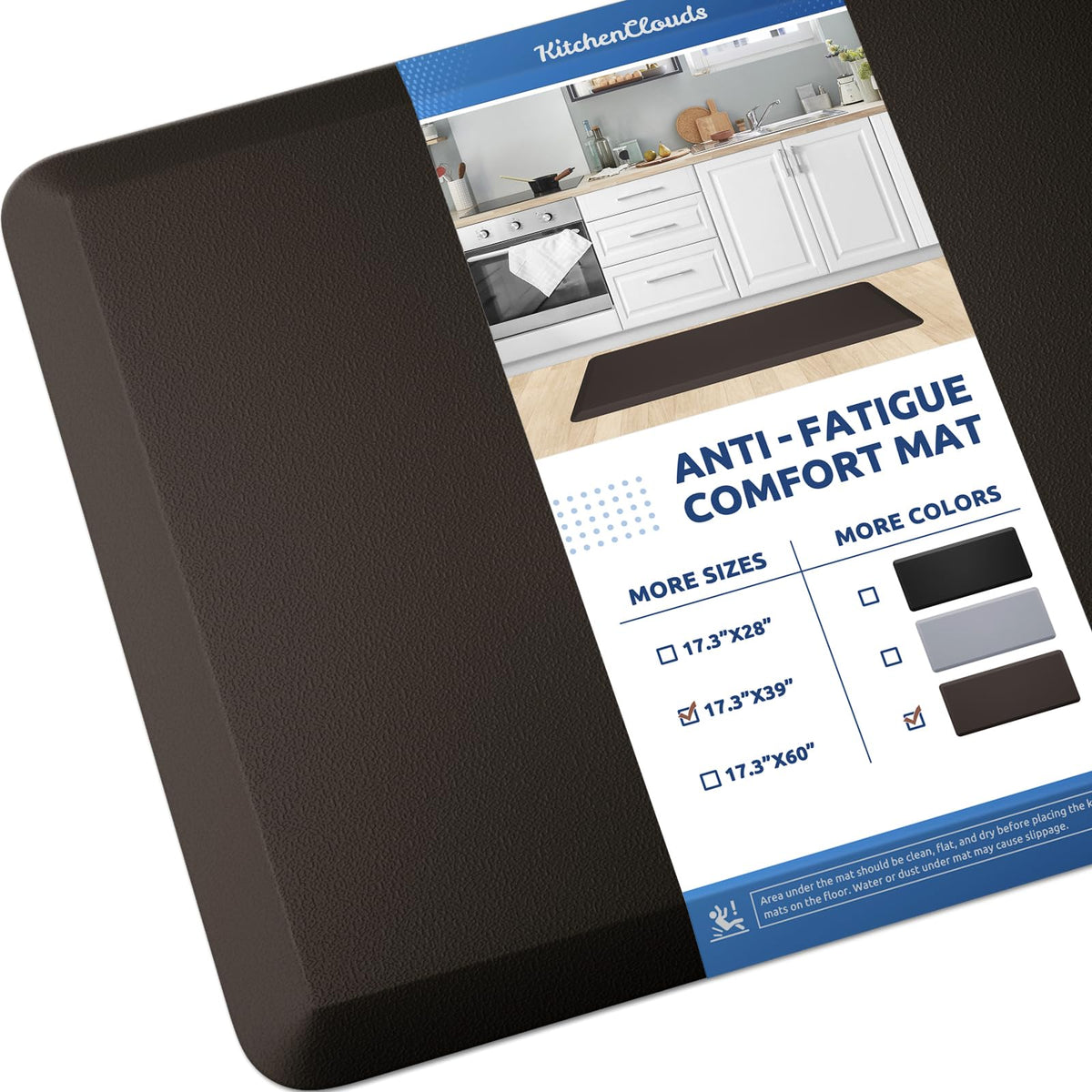Kitchen Mat Cushioned Anti Fatigue Rug Standing and Comfort Floor Mats