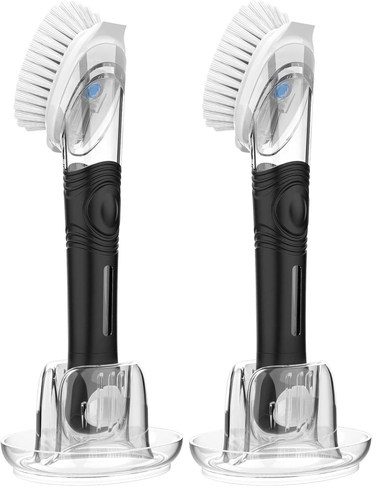 MR.SIGA Soap Dispensing Dish Brush Storage Set, Kitchen Brush with Holder