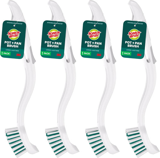 Scotch-Brite Pot & Pan Brush, 4 Pack
