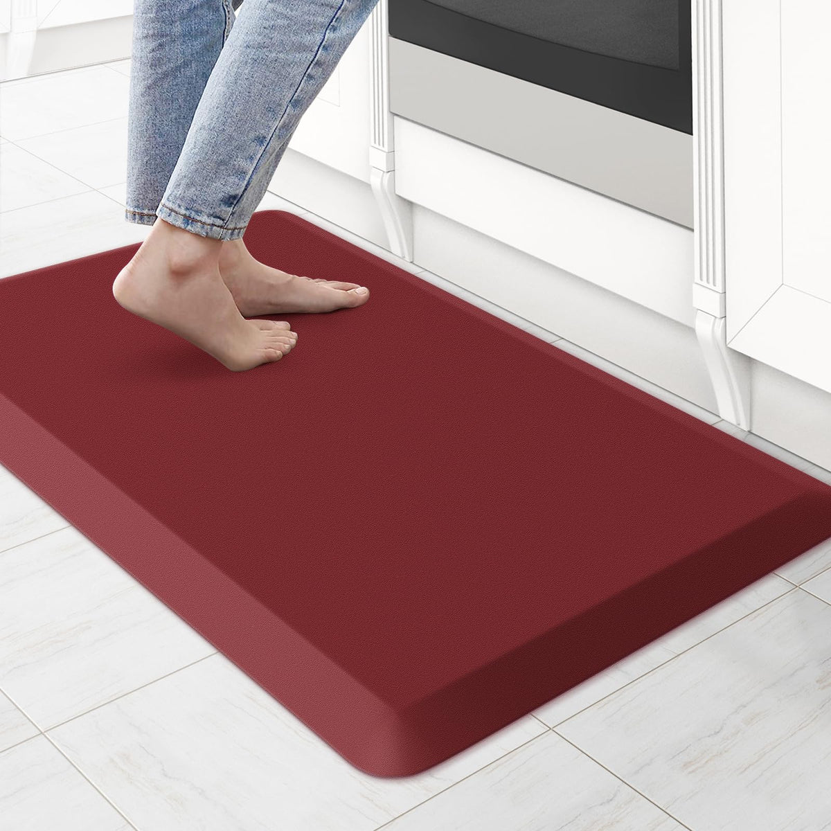 Kitchen Mat Cushioned Anti Fatigue Rug Standing and Comfort Floor Mats