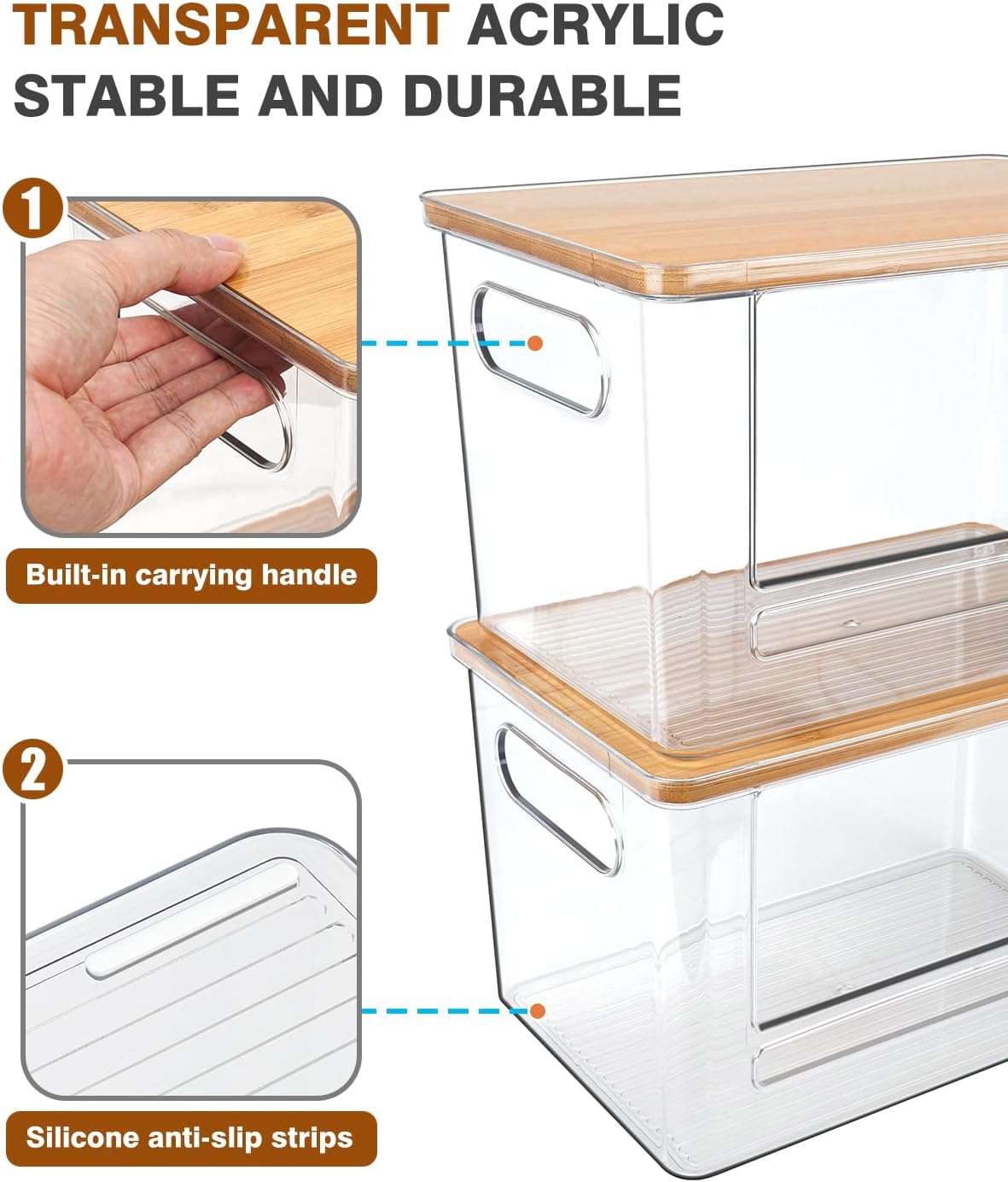 Trash Bag Dispenser 2 Pack - Under Sink Organizer, Plastic Bag Holder