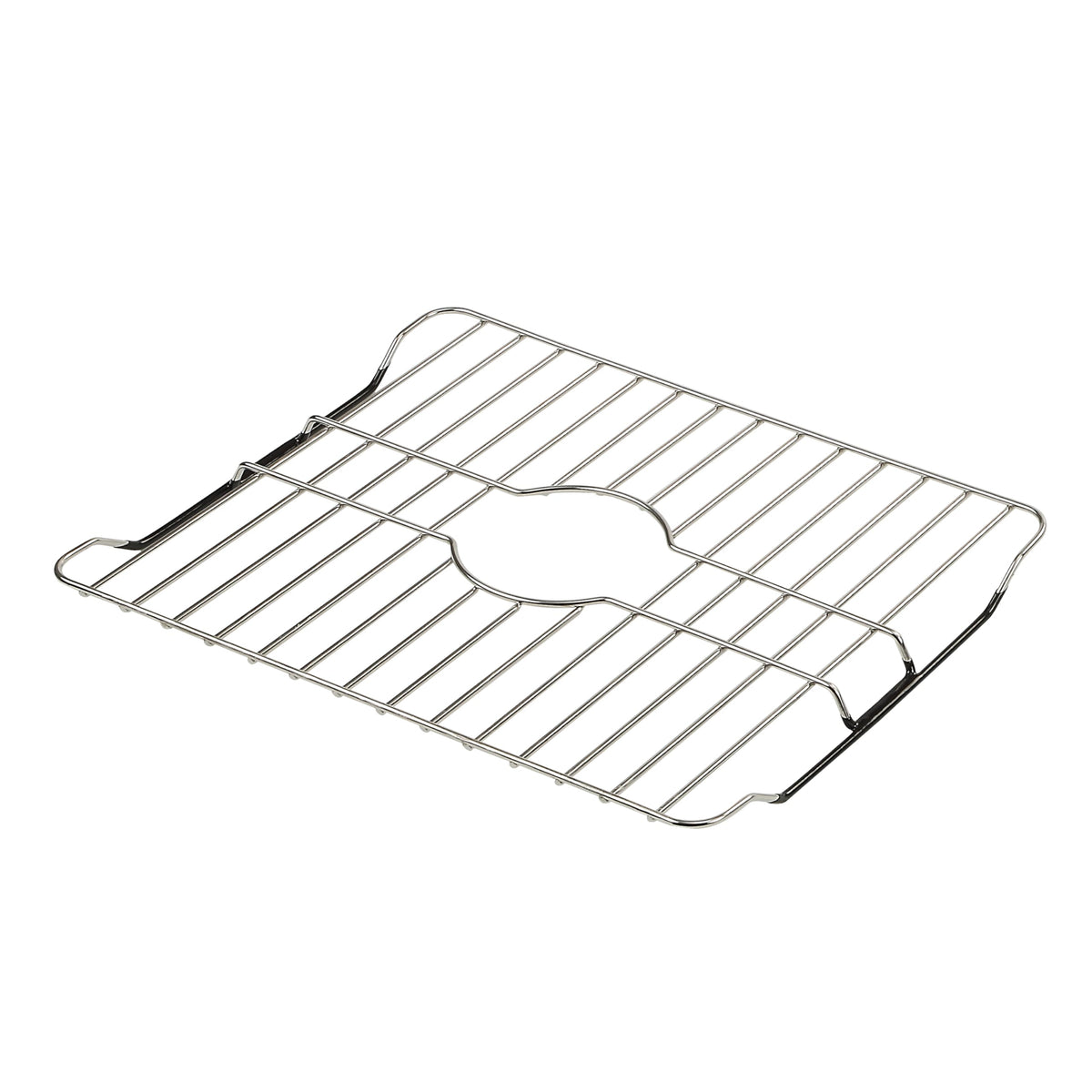 SunnyPoint 304 Stainless Steel Sink Protector Rack – Rust-Resistant Grid for Kitchen Sink Bottom, Scratch Prevention, Drainage Support – Fits Sinks 10.75" x 12.4", Center Drain Hole Required