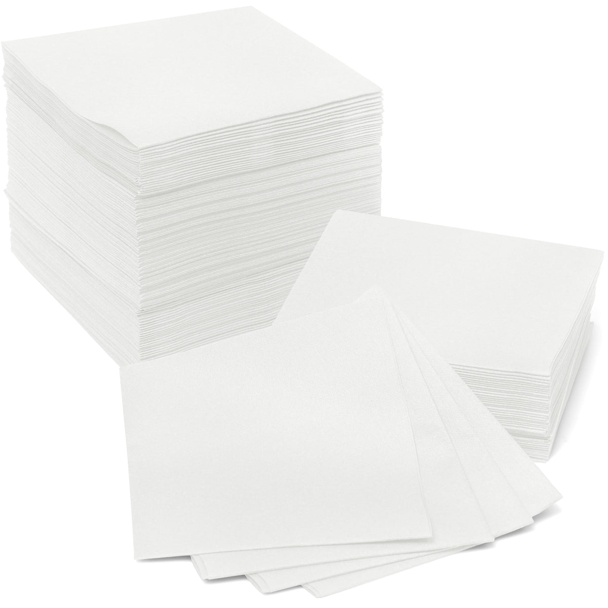 Prestee 50-Pack Paper Towels - 7.8 x 4.25 Inch Soft Linen Feel Paper Napkins - Durable and Absorbent Hand Towels for Bathroom - Disposable Table Napkins for Weddings, Dinners, Christmas, Thanksgiving