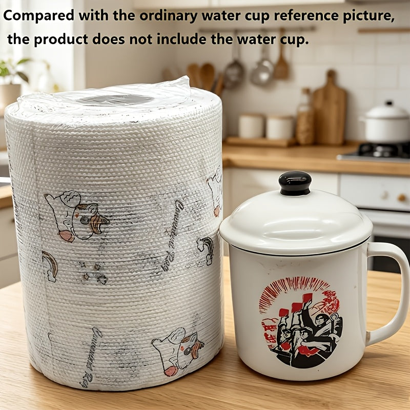 800/400/200/100 Times High Efficiency " Disposable Kitchen Towels - Washable, Wet and Dry Use, Non-stick Oil, Household Cleaning Degreasing Cloth (various Styles) Lazy Cloth Kitchen Towel 800 Sheets