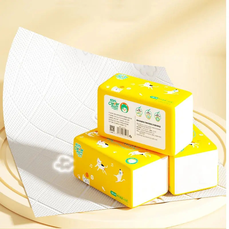 3 Pack Thick 5-Layer Paper Towels, Portable Sanitary Paper for Home, Kitchen, Hotel, Office, Wedding, Party, Camping, Car