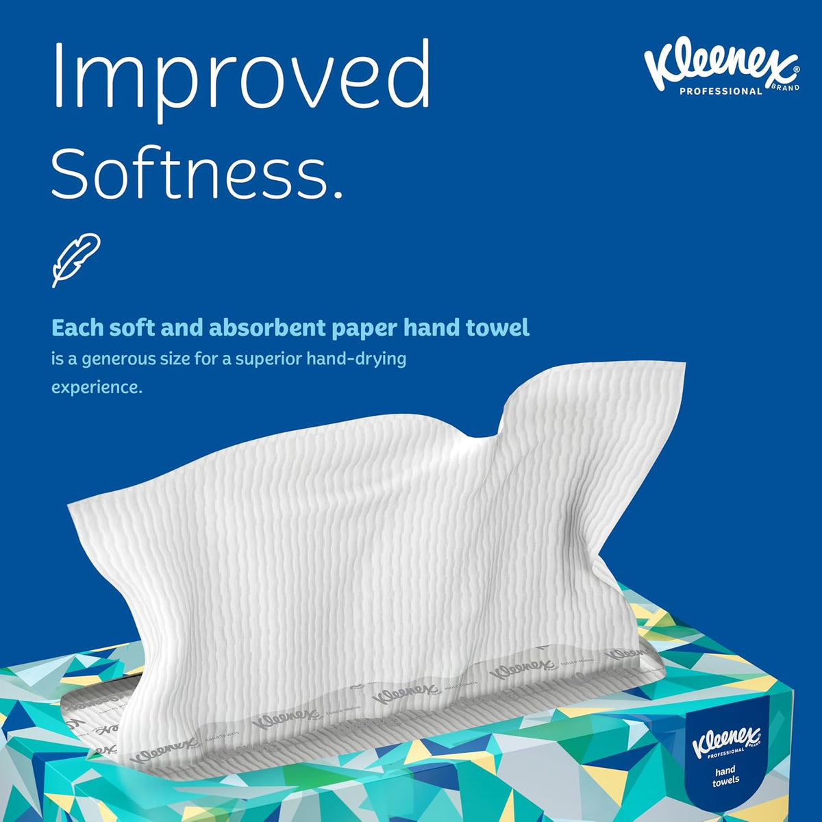 Kleenex Professional Paper Hand Towels, Bulk, 18 Boxes x 120 Sheets (01701)