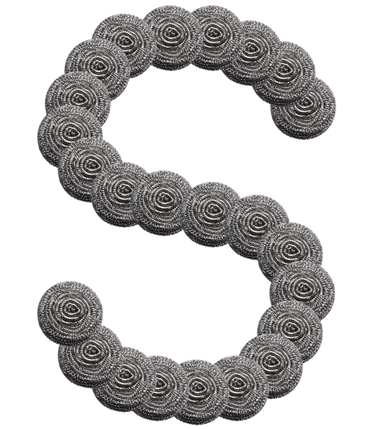 6Pcs Steel Wool Scrubbers - Flexible Scrubber Pads for Cleaning Dishes, Pots, Pans, Grills and Sinks