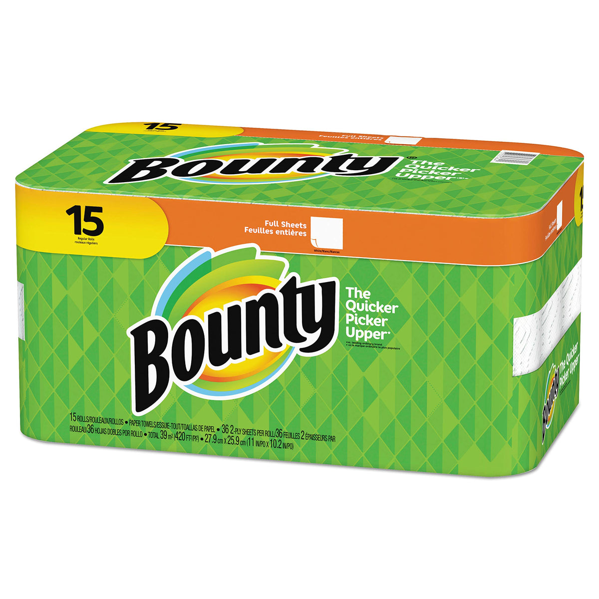 Bounty Paper Towels Select-A-Size, White, 8 Triple Rolls = 24 Regular Rolls