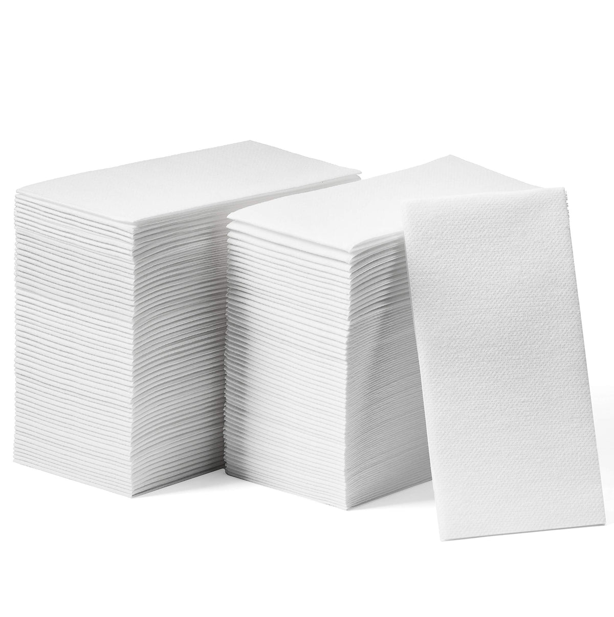 Lintext Disposable Linen-Feel Guest Towels - 12" x 17" Cloth-Like Hand Towels - Soft And Absorbent Paper Napkin For Bathroom, Kitchen, Or Event, Ultra-Soft - Pack of 200
