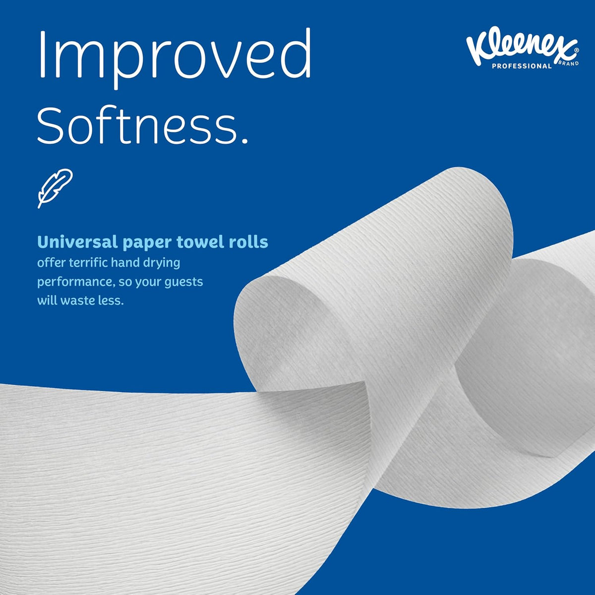 Kleenex Professional Hard Roll Paper Towels, Bulk, 6 Rolls x 600' (50606)