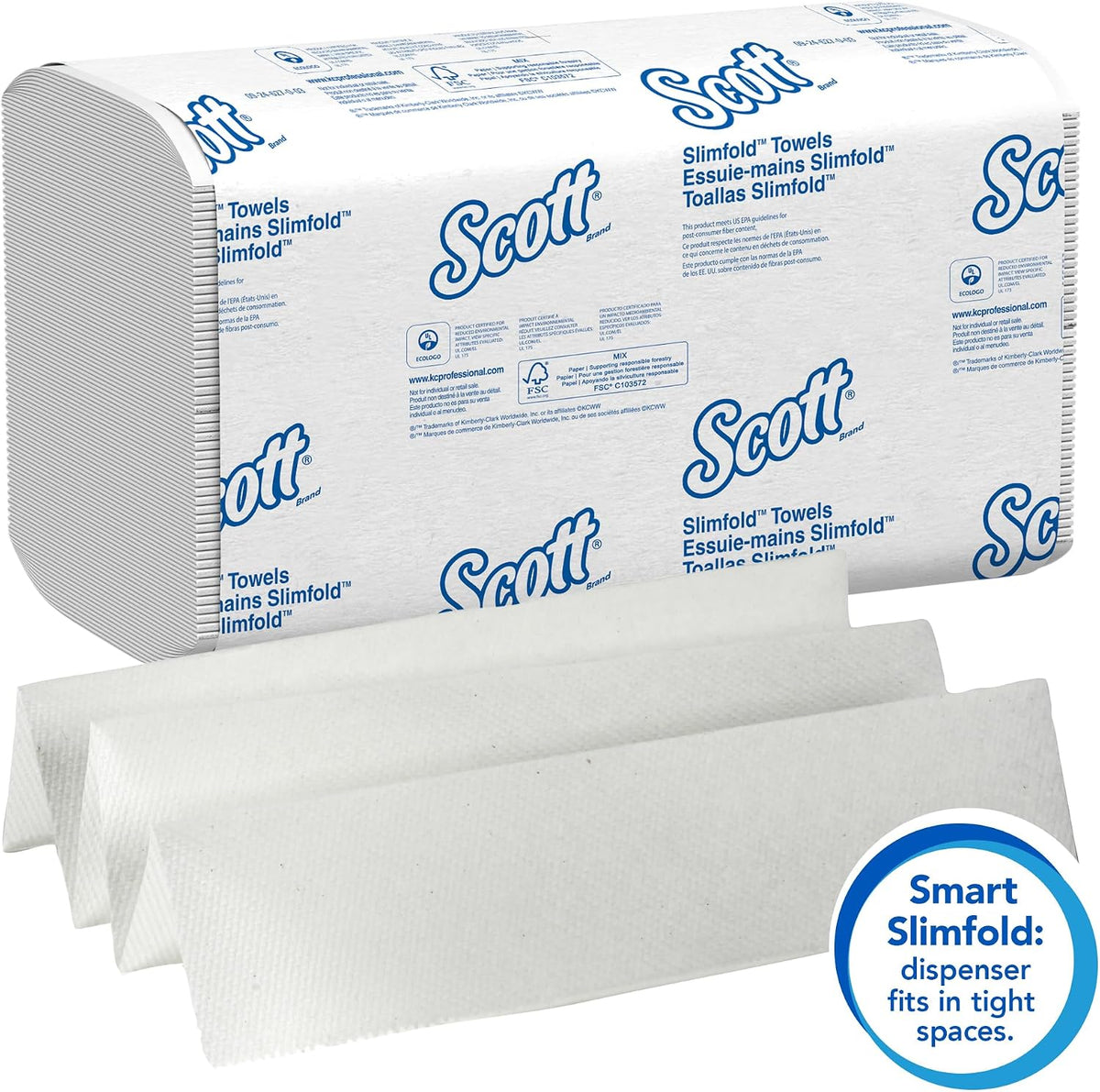 Scott Professional Slimfold Paper Towels, Bulk, 24 x 90 Sheets (04442)