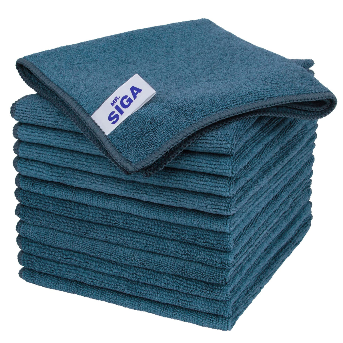 MR.SIGA Microfiber Cleaning Cloths, Streak Free Microfiber Towels, 12 Pack