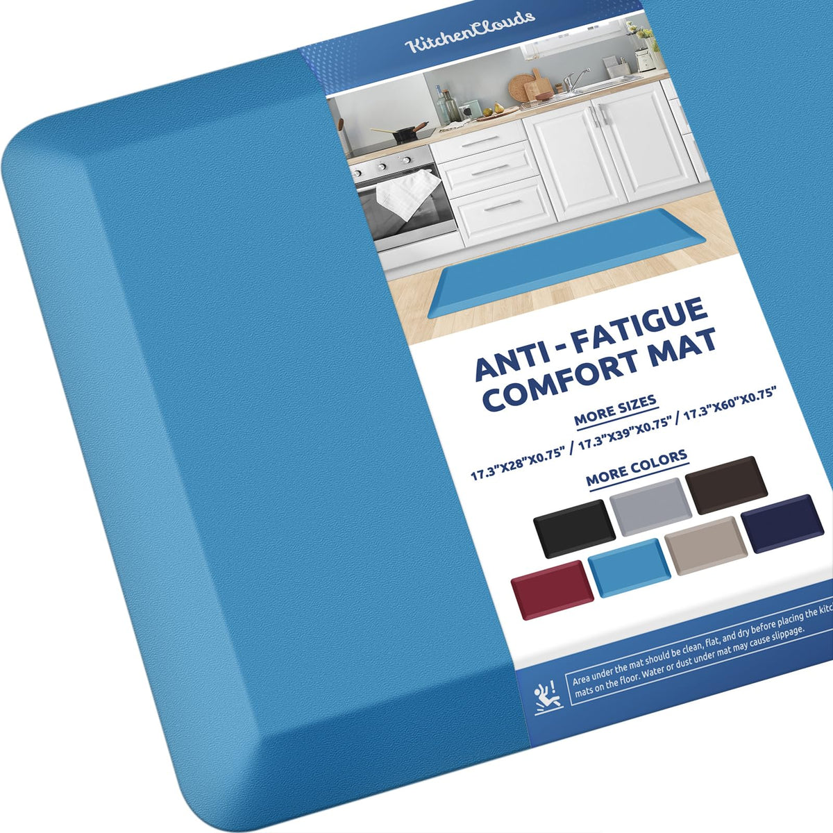 Kitchen Mat Cushioned Anti Fatigue Rug Standing and Comfort Floor Mats