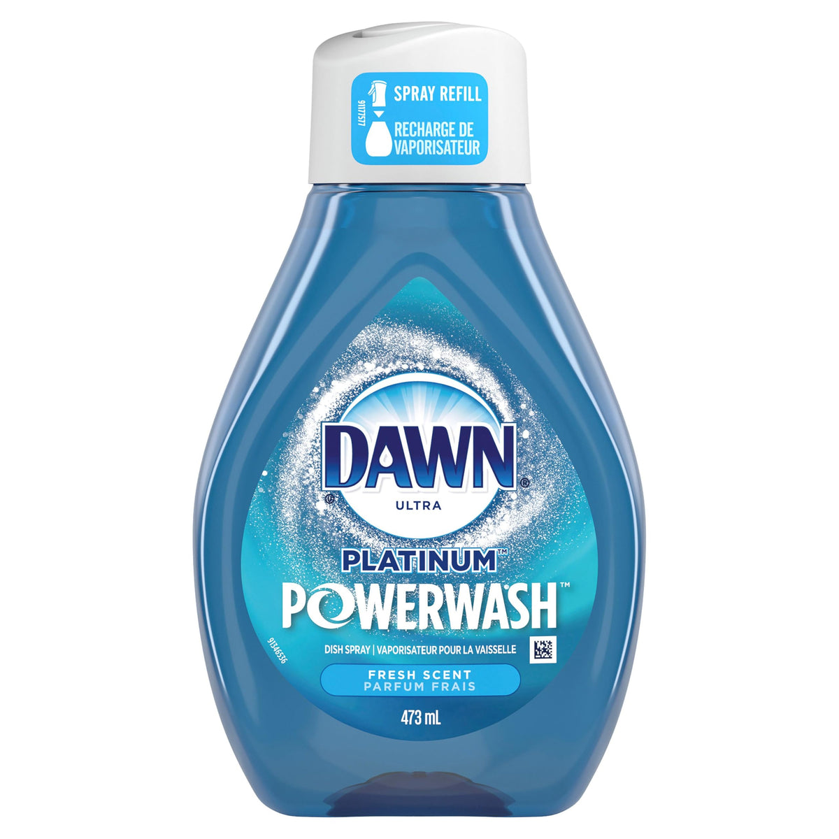 Dawn Powerwash Spray, Dish Soap, Dishwashing Liquid, Fresh, 1 Starter Kit + 3 Refills, 4x16 Fl Oz