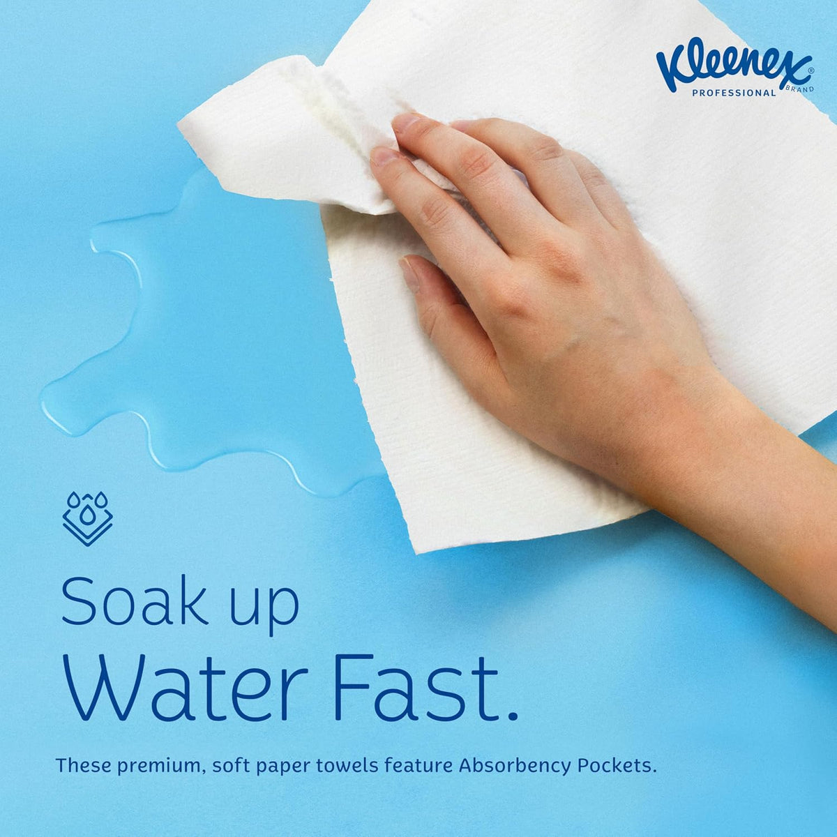 Kleenex Professional Paper Hand Towels, Bulk, 18 Boxes x 120 Sheets (01701)