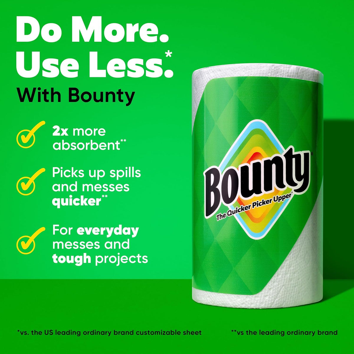 Bounty Paper Towels Select-A-Size, White, 8 Triple Rolls = 24 Regular Rolls
