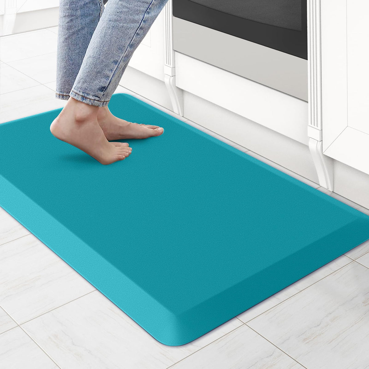Kitchen Mat Cushioned Anti Fatigue Rug Standing and Comfort Floor Mats