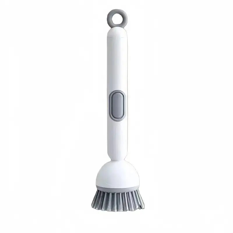 6-in-1 PVC Dish Brush with 360° Rotatable Design, Soap Dispenser and Holder, Multifunctional Kitchen Cleaning Tool for Pots, Pans, Sink
