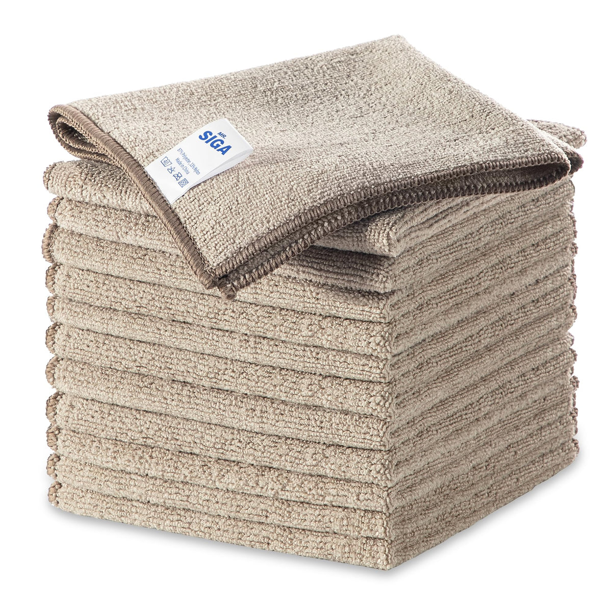 MR.SIGA Microfiber Cleaning Cloths, Streak Free Microfiber Towels, 12 Pack