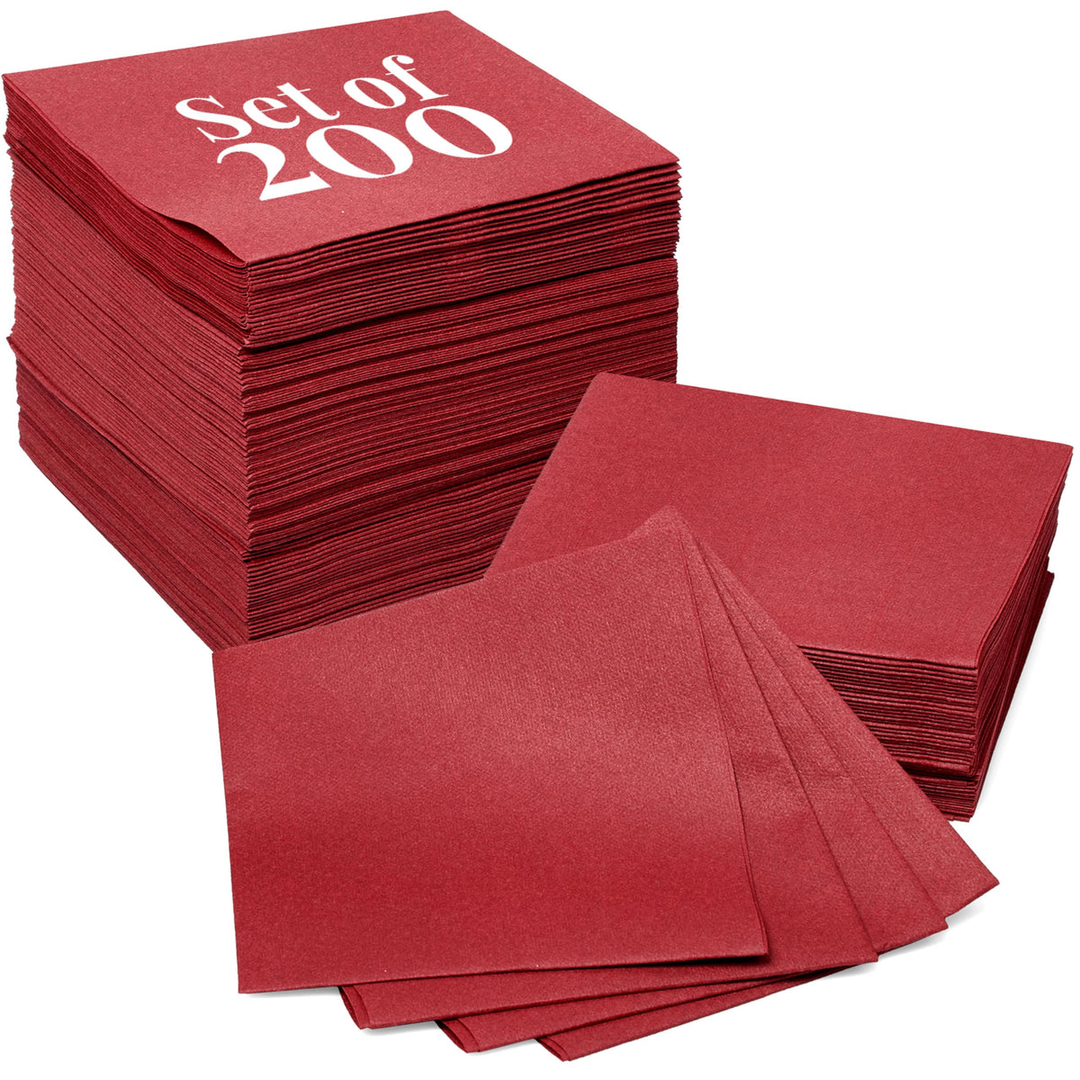 Prestee 50-Pack Paper Towels - 7.8 x 4.25 Inch Soft Linen Feel Paper Napkins - Durable and Absorbent Hand Towels for Bathroom - Disposable Table Napkins for Weddings, Dinners, Christmas, Thanksgiving