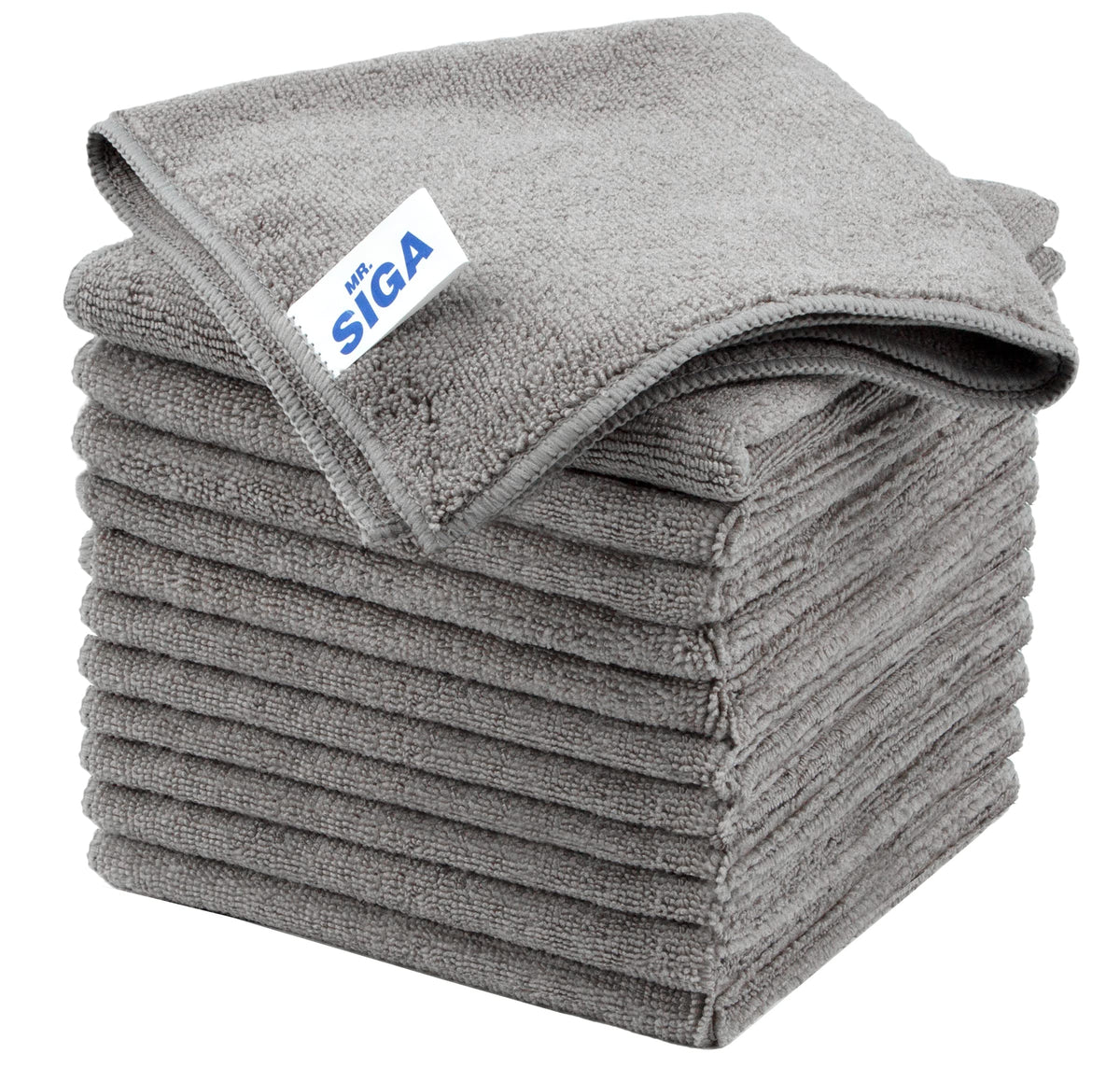 MR.SIGA Microfiber Cleaning Cloths, Streak Free Microfiber Towels, 12 Pack