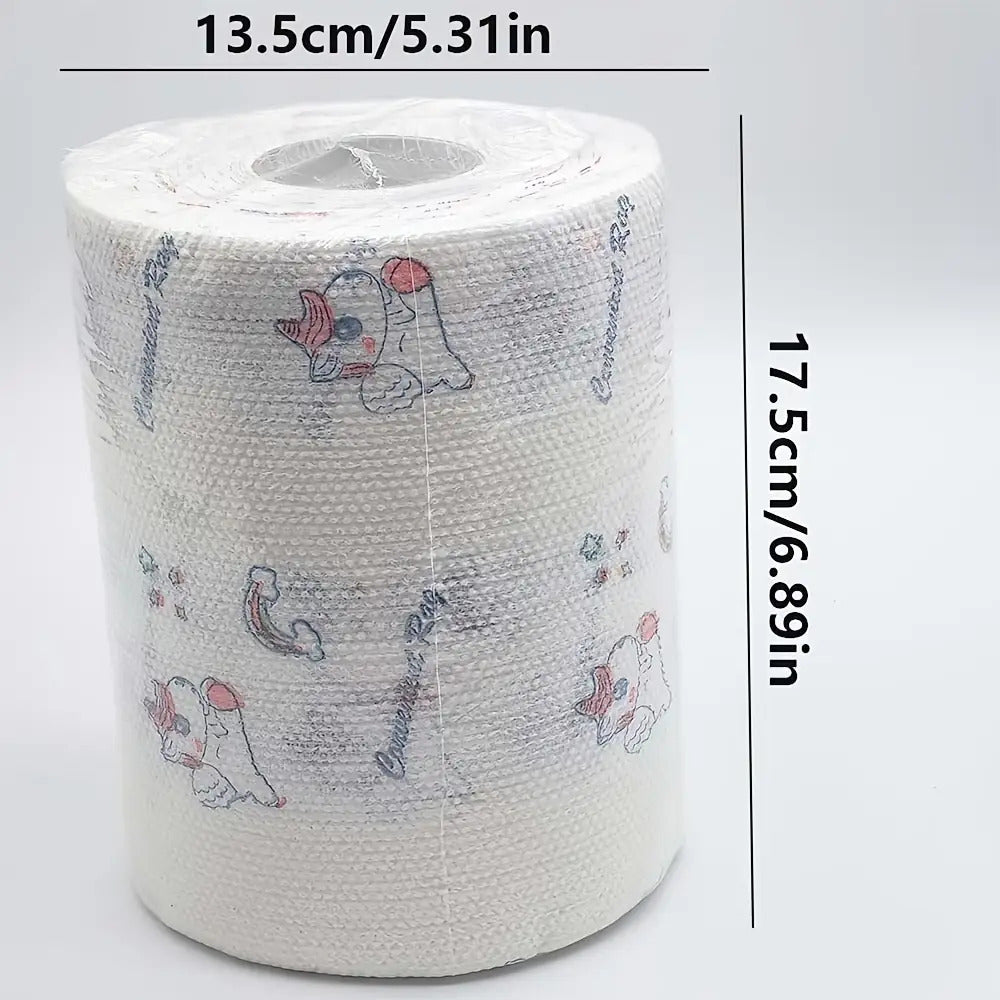 High Efficiency "800 Times Disposable Kitchen Paper Towel Roll - Household Cleaning (Various Styles) Lazy Rag, Use Scene Kitchen, Living Room, Bedroom, Outdoor, Holiday Party