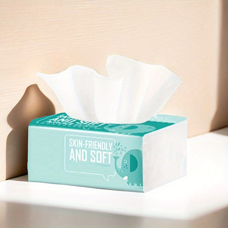 1pc, 300 Sheets of Tissue Paper, Home Stock, 4.72 Inches by 3.54 Inches of Tissue Paper, Total (300 Sheets), Household Paper Towel Wood Pulp Paper Towel Household Paper Towel Household Paper Towel, Toilet Paper Toilet Paper Factory Paper Towel