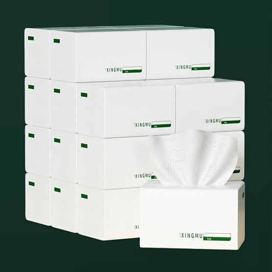 1 Pack, 500 Sheets Per Pack, 4-Ply Premium Paper Towels, Durable, Absorbent, Facial Tissues for Car, Dormitory, Office And Outdoor Use, Affordable Household Essentials, Party Supplies And Cleaning Supplies, Portable