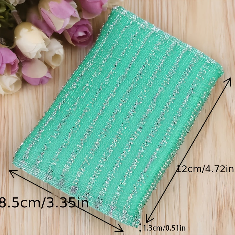 [14/22/40Pcs] Double Sided Reusable Kitchen Sponge, Dishwasher Sponge, Suitable for Washing Dishes and Cleaning Utensils, Household Bowl and Pot Brushes, Kitchen Supplies, Cleaning Products, Cleaning Tools, Color Random.