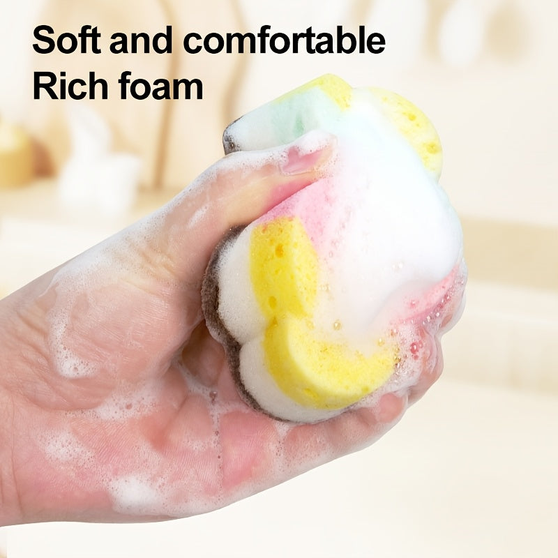 Creative Knitted Sponge Scrubber, Easy And Atmospheric Peacock Blue, Beautiful And Practical. Knitted Texture Enhances Use Feel, Conforms to Hand Arc, Making Cleaning Easier And Worry-Free. Selected Flexible Sponge Material