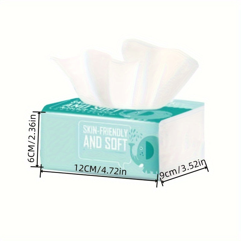1pc, 300 Sheets of Tissue Paper, Home Stock, 4.72 Inches by 3.54 Inches of Tissue Paper, Total (300 Sheets), Household Paper Towel Wood Pulp Paper Towel Household Paper Towel Household Paper Towel, Toilet Paper Toilet Paper Factory Paper Towel