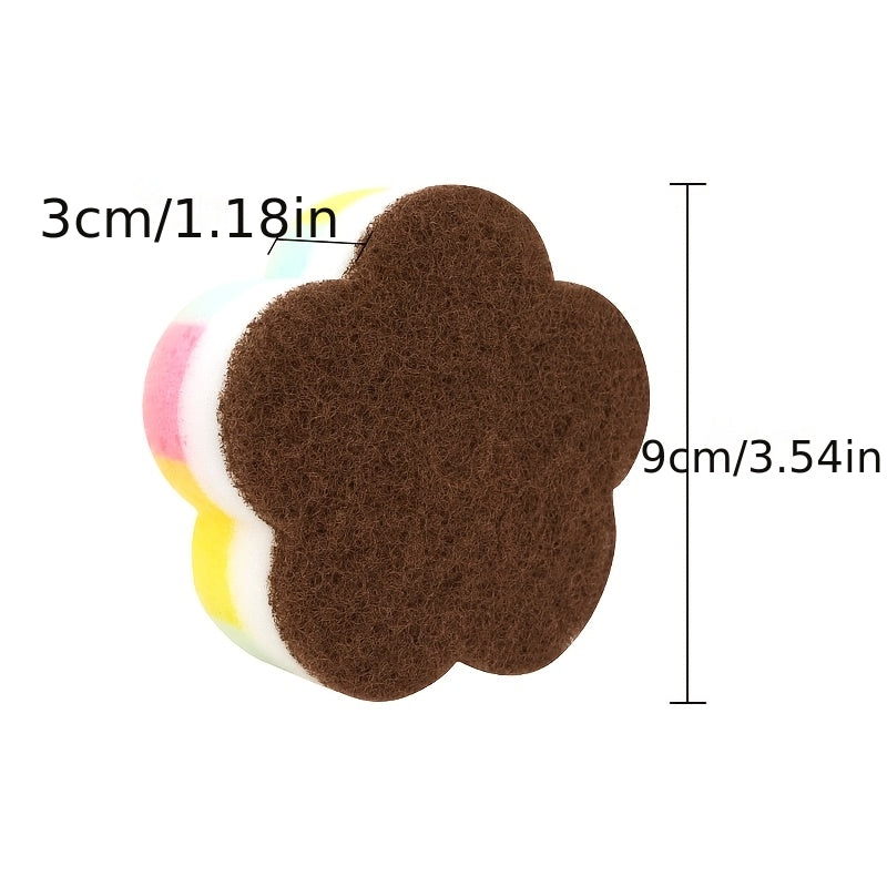 Creative Knitted Sponge Scrubber, Easy And Atmospheric Peacock Blue, Beautiful And Practical. Knitted Texture Enhances Use Feel, Conforms to Hand Arc, Making Cleaning Easier And Worry-Free. Selected Flexible Sponge Material