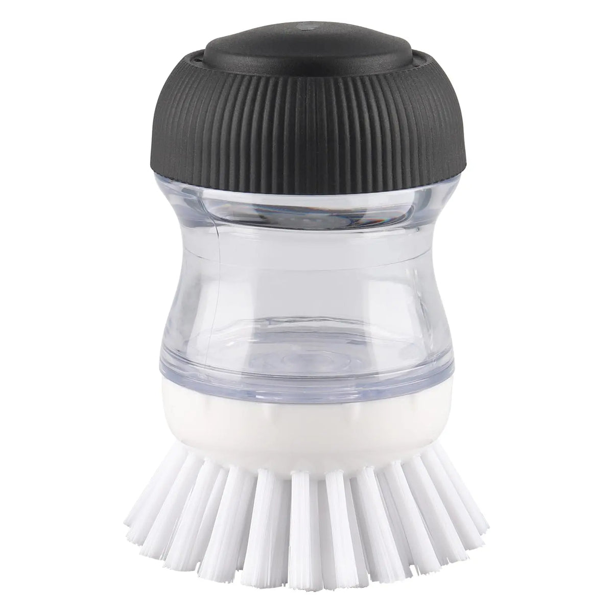 Dishwashing brush with soap dispenser, kitchen brush for washing dishes, pots and pans, sink cleaning
