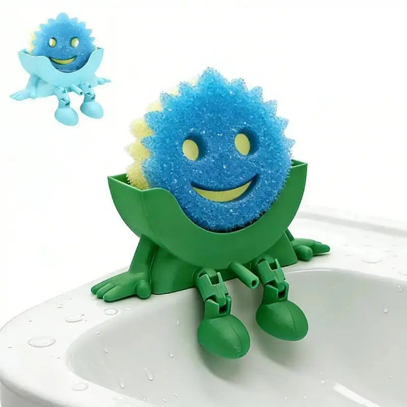 Funny Drain‑Style Kitchen Sink Sponge Holder, Modern Anti‑Fouling Sink Organizer for Dishwashing Sponges, Practical Home Kitchen Accessory Ideal for Household Cleaning, Dorm‑Kitchen Storage & Back‑To‑School Apartment Organization