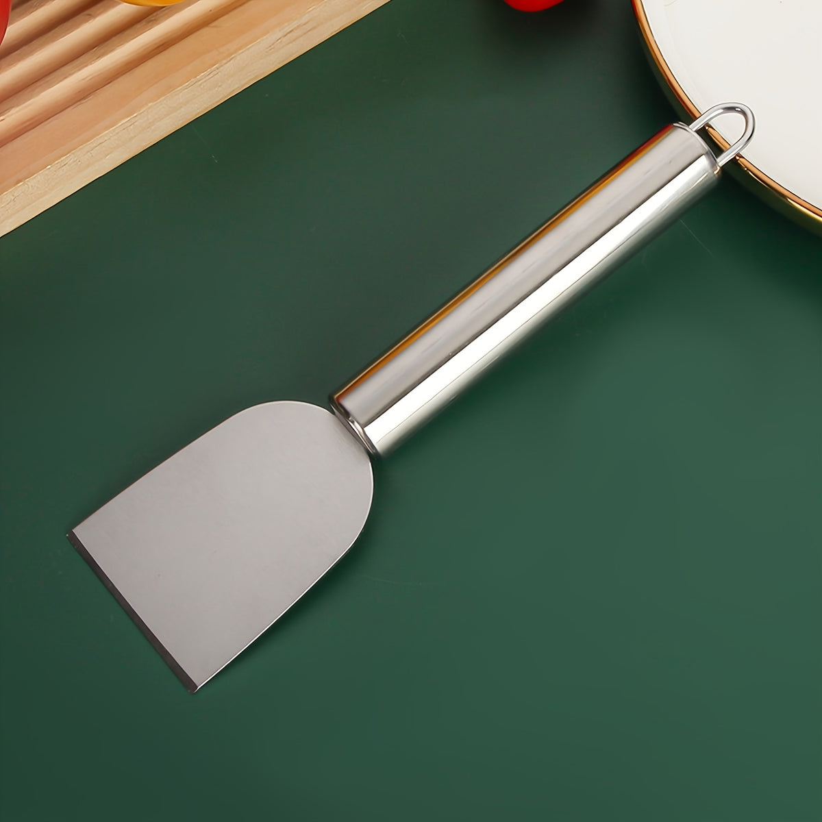 1pc Cleaning Scraper, Stainless Steel Scraper, Handheld Cleaning Supplies, Heavy-Duty Scraper, Grime Scraper for Cleaning Stubborn Dirt And Grime, Removes Grease And Grime, Multi-Purpose Cleaning Scraper, Useful Cleaning Tool