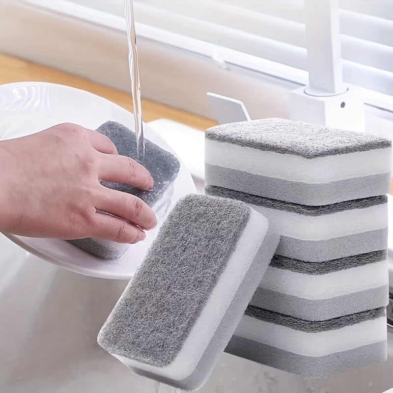 Sponge for washing dishes Sponge for cleaning scrubbing cloth Double-sided cleaning brush Magic wipe kitchen pot brush Pot brush sponge