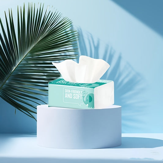 1pc, 300 Sheets of Tissue Paper, Home Stock, 4.72 Inches by 3.54 Inches of Tissue Paper, Total (300 Sheets), Household Paper Towel Wood Pulp Paper Towel Household Paper Towel Household Paper Towel, Toilet Paper Toilet Paper Factory Paper Towel