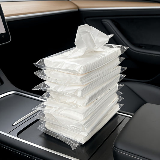 2-pack of 100 Sheets / 3-pack of 150 Sheets, Automotive-specific Tissues, Soft and Comfortable, Multi-functional Tissues for Home and Car Use