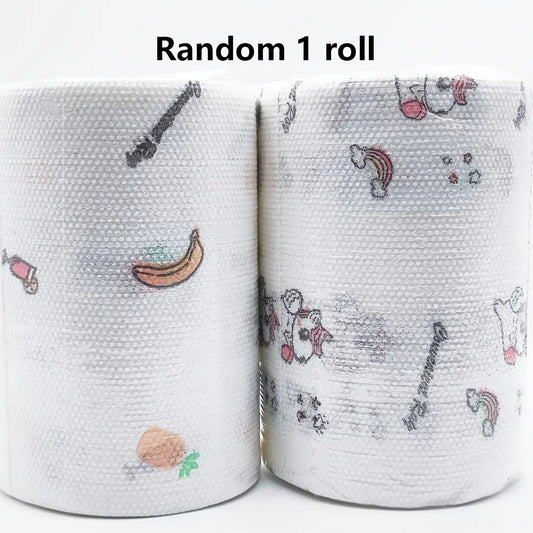 High Efficiency "800 Times Disposable Kitchen Paper Towel Roll - Household Cleaning (Various Styles) Lazy Rag, Use Scene Kitchen, Living Room, Bedroom, Outdoor, Holiday Party
