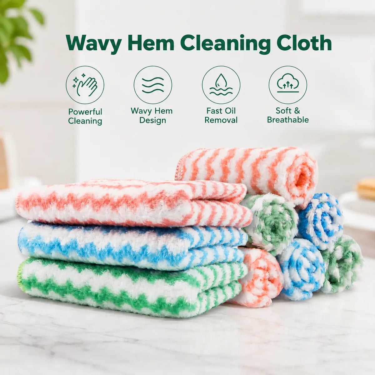 10 Counts Microfiber Cleaning Cloth per pack Single color per pack, colors sent randomly Each package contains only one color, no mixed colors