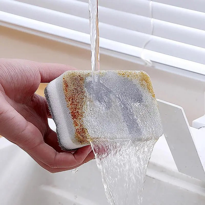 5pcs/set Kitchen Cleaning Sponge, Double Sided Anti-scratch Dish Wash Sponge, Cleaning Pad for Kitchen Plate Pot Bowl Bottle, Kitchen Cleaning Tools