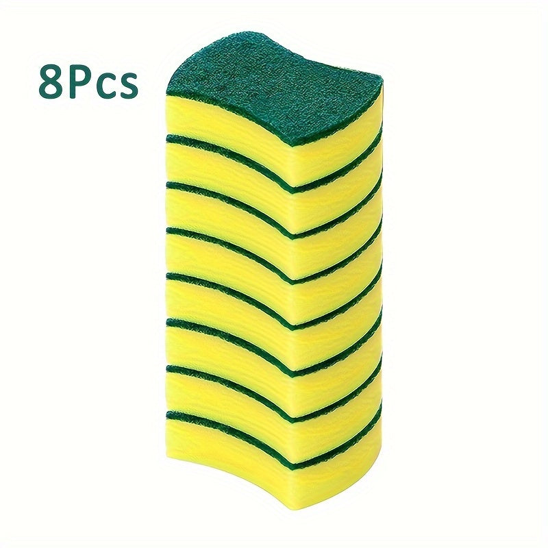 8/16/32 Pack Kitchen Cleaning Sponge, Dish Towel, Scouring Pad, Dishware Anti-Scratch Scrubbing Sponge